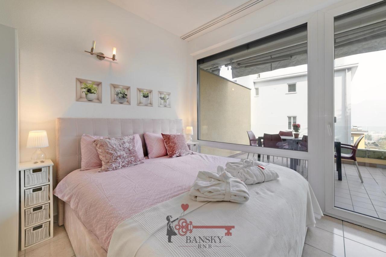 'Cuore Di Rose' Parking - Welcome Set, Netflix, For 4 Persons -By Easylife Swiss Lugano Exterior foto